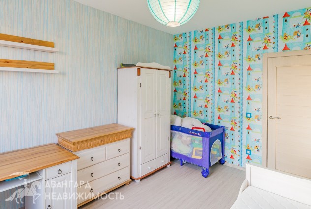 Фото Уютное гнездышко для семьи! 4-комнатная  квартира в каркасно-блочном доме возле метро Грушевка — 17