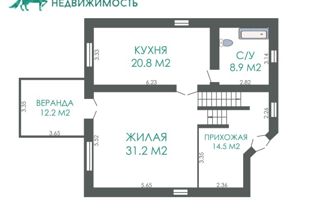 Фото Обустроенный двухэтажный коттедж в Марьяливо, всего 9 минут от Минска! — 33
