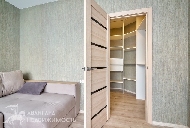 Фото 1-комнатная квартира с отличным ремонтом в ЖК «Минск Мир» — 25