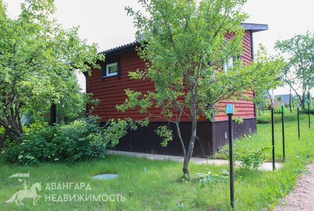 Фото Дом из красного кирпича с террасой и камином в СТ «Тонус» (вблизи д.Турковщина) — 51