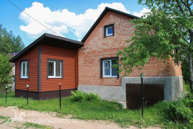 Фото Дом из красного кирпича с террасой и камином в СТ «Тонус» (вблизи д.Турковщина) — 55