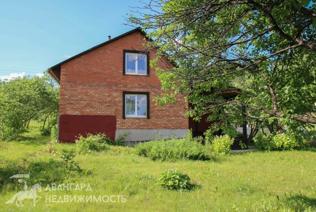 Фото Дом из красного кирпича с террасой и камином в СТ «Тонус» (вблизи д.Турковщина) — 61