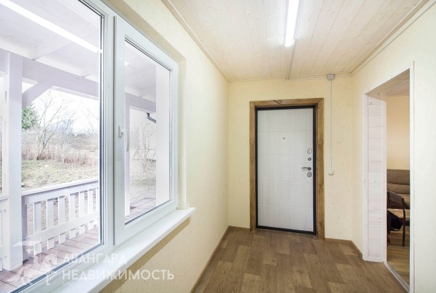 Фото Новый каркасный дом с террасой и мансардным этажом рядом с д. Костюки — 29
