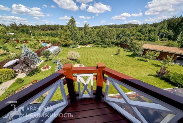 Фото Двухэтажный дом в живописном месте для жизни и отдыха д. Высокое недалеко от леса и озера. — 53