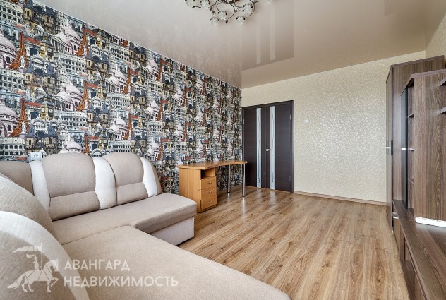 Фото 2-ух комнатная квартира с ремонтом в Малиновке — 13
