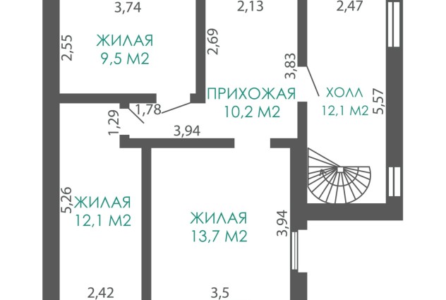 Фото Уютный 2-хуровневый кирпичный дом в 10 минутах езды от Минска  — 33