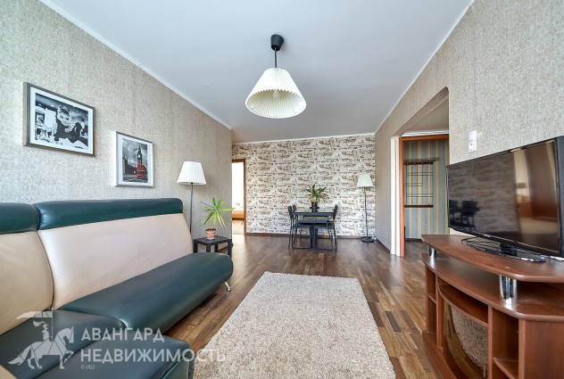 Фото Уютная 3-комнатная квартира рядом с Полоцким парком, ул. Седых 32  — 3