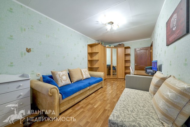 Фото 3-к квартира улучшенной планировки в кирпичном доме в экологичном районе Боровляны, аг. Лесной 34. — 15