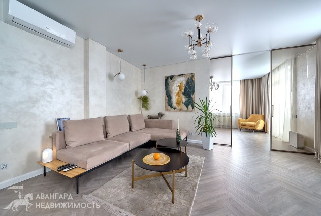 Фото Квартира с видом на Дрозды и Минск. ЖК D3. Дизайнерский ремонт. — 43