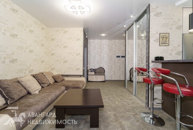 Фото 4х комнатная квартира с ремонтом. Современный дом 2016 года. Проспект Дзержинского 127. — 25