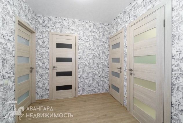 Фото 4х комнатная квартира с ремонтом. Современный дом 2016 года. Проспект Дзержинского 127. — 29