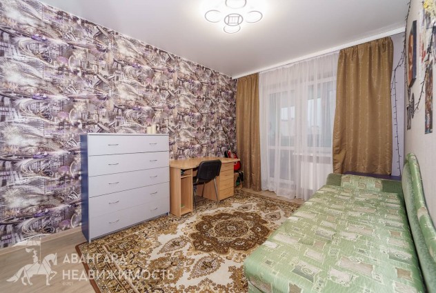 Фото 4х комнатная квартира с ремонтом. Современный дом 2016 года. Проспект Дзержинского 127. — 31