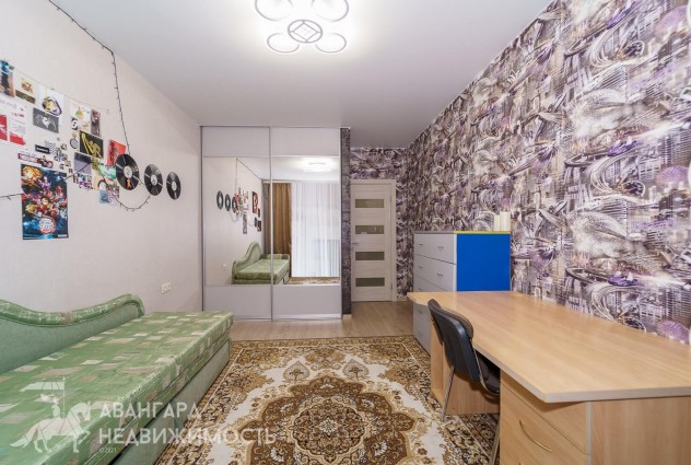 Фото 4х комнатная квартира с ремонтом. Современный дом 2016 года. Проспект Дзержинского 127. — 33