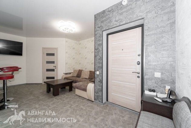 Фото 4х комнатная квартира с ремонтом. Современный дом 2016 года. Проспект Дзержинского 127. — 61
