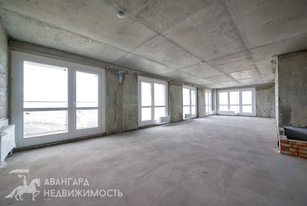Фото Любите захватывающие виды? Тогда это для вас! 92 м2 на 24-ом этаже в доме квартала «Эмиратс» комплекса Минск Мир. — 11