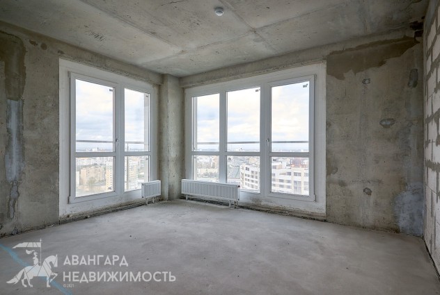 Фото Любите захватывающие виды? Тогда это для вас! 92 м2 на 24-ом этаже в доме квартала «Эмиратс» комплекса Минск Мир. — 17