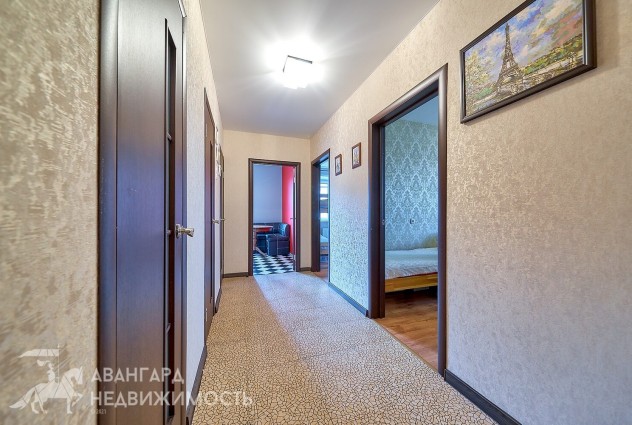 Фото 3-комнатная квартира для большой семьи в доме 2014 г.п., ул. Аэродромная, 36 — 27