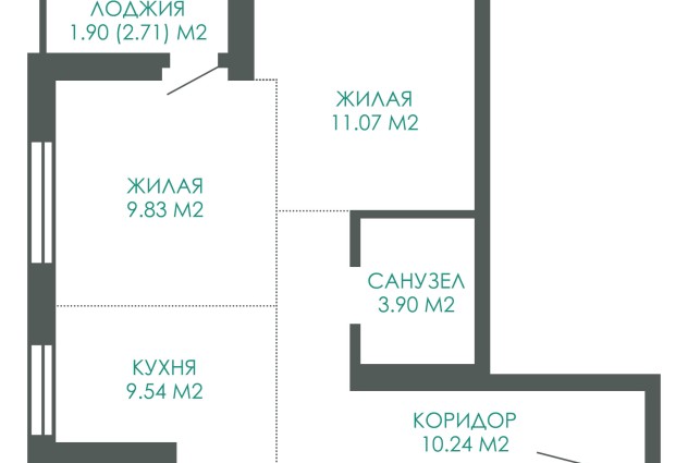 Фото Деньги, потраченные на аренду, никогда не вернутся! 2-комнатная квартира в Minsk World. — 14