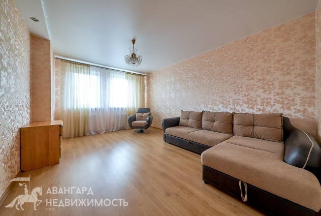 Фото 1-комнатная квартира с ремонтом на ул. Денисовской (около р. Свислочь).  — 9