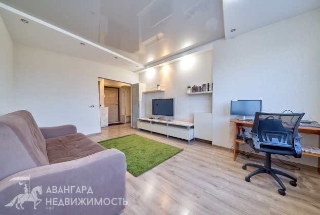 Фото 1-комнатная квартира с ремонтом в Уручье (ЖК «Вивальди»).  — 7