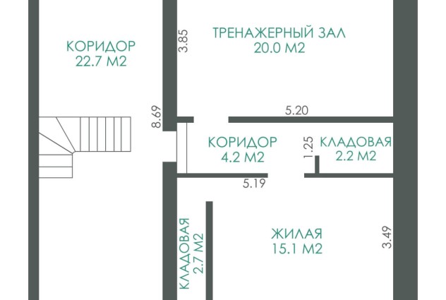 Фото 2-уровневая квартира в блокированном жилом доме по ул. Халтурина, 127. — 57