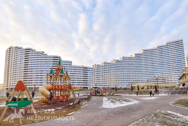 Купить однокомнатную квартиру в квартале «Эмиратс» без отделки Минске