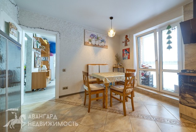 Фото 2-комнатная квартира с ремонтом в жилом комплексе Радужный в Дзержинске в доме 2018 года постройки — 5