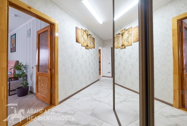 Фото 2-комнатная квартира с ремонтом в жилом комплексе Радужный в Дзержинске в доме 2018 года постройки — 23