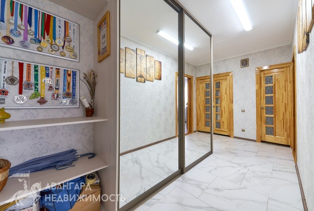 Фото 2-комнатная квартира с ремонтом в жилом комплексе Радужный в Дзержинске в доме 2018 года постройки — 25