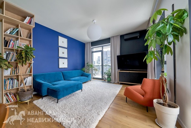 Фото Великолепная 3-комнатная квартира с дизайнерским ремонтом в «комфортаментах». — 17