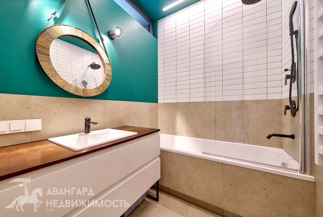 Фото Великолепная 3-комнатная квартира с дизайнерским ремонтом в «комфортаментах». — 43