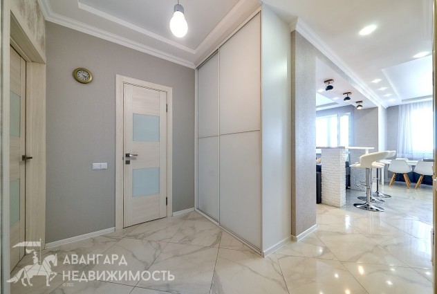 Фото 2-комнатная квартира возле метро “Грушевка” с современным ремонтом и мебелью.  — 25
