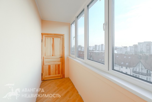 Фото Просторная 1-комнатная  квартира по ул. Червякова, 52 в новостройке в центре — 19