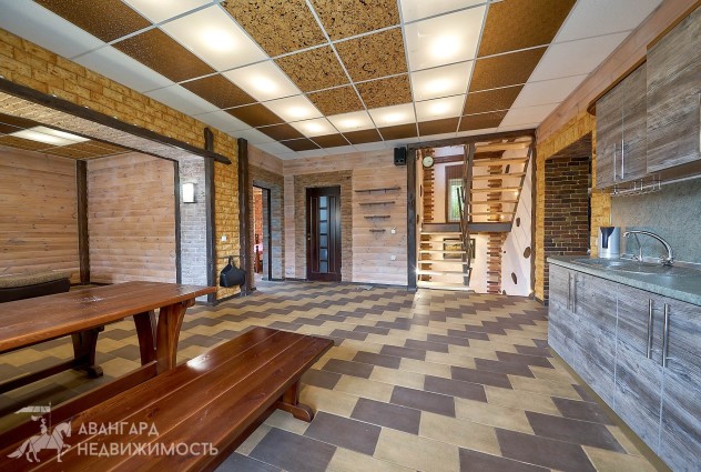 Фото Кирпичный дом с баней и беседкой барбекю д. Раубичи. — 17