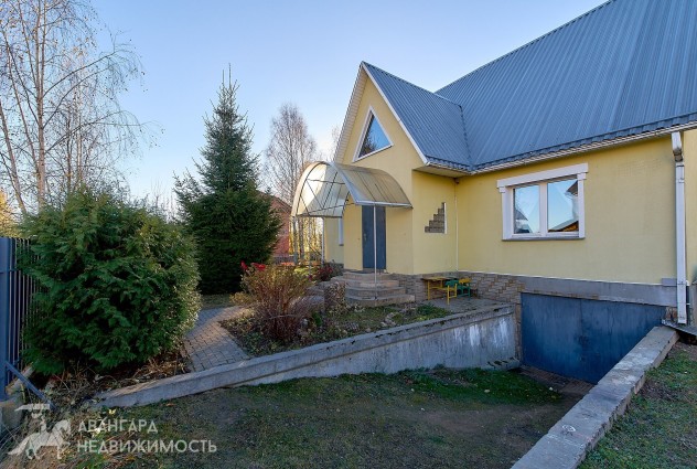 Фото Уютный дом с камином в коттеджной застройке, д. Юхновка — 9