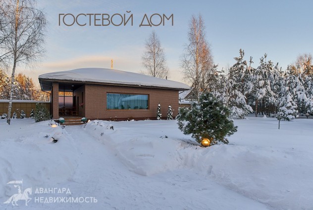 Фото Два дома, офис и баня в живописном месте около Минска — 61
