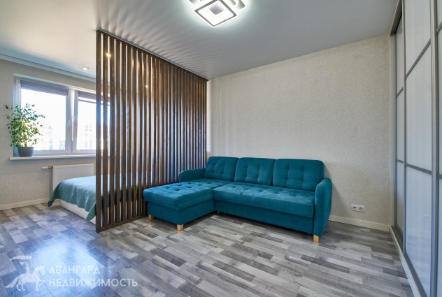 Фото 2-комнатная квартира с отличным ремонтом на ул. Карповича, 2 — 17