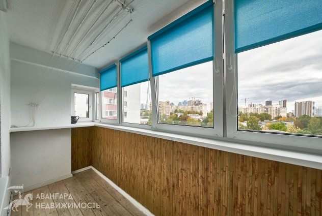 Фото Видовая 1-комнатная квартира с хорошим ремонтом  — 25
