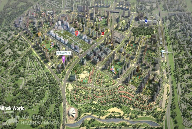 Фото Видовая квартира с террасой, пр-т Мира, 18 — 73