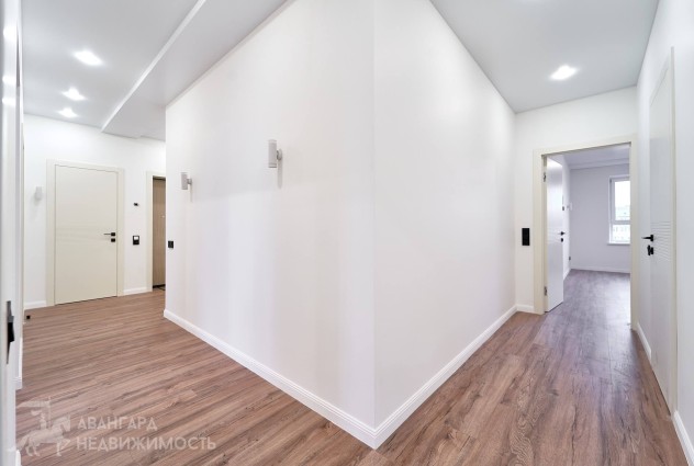 Фото  3к с дизайнерским ремонтом, ЖК Фарфоровый, ул. Кропоткина — 41