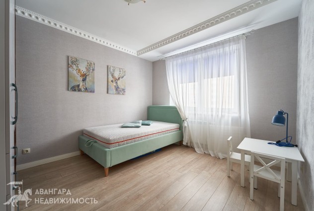 Фото Просторная квартира с ремонтом в новостройке рядом с метро — 13
