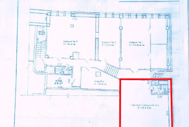 Фото Торговое помещение 49.5 м2 в г. Минске — 1