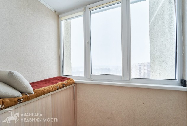 Фото Видовая 1-комнатная квартира с ремонтом — 25