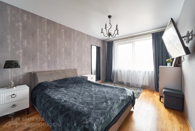 Фото 4-комнатная квартира с ремонтом в микрорайоне Брилевичи — 1