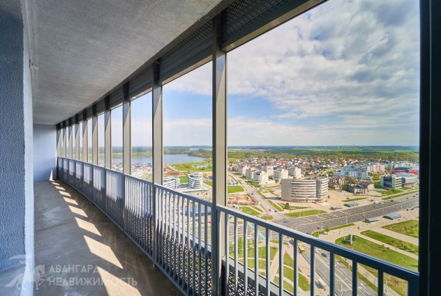 Фото Квартира с видом на Минск. Самое высокое здание в Беларуси. ЖК «Лазурит» — 1