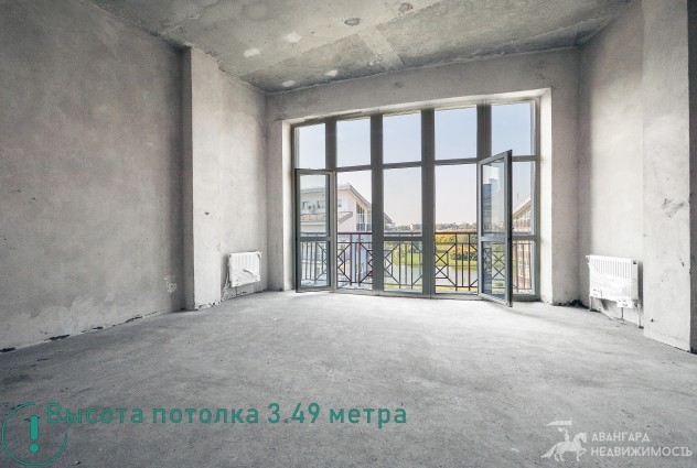 Фото 4-комнатная квартира с видом на набережную по ул. Жасминовой! Потолки 3.49 м — 1