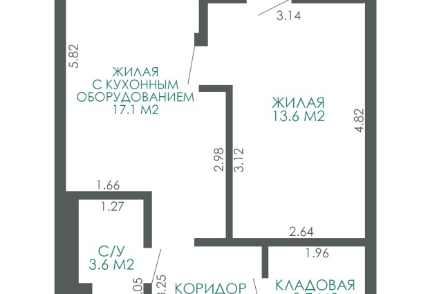 Фото [ АРЕНДА ] Новостройка с ремонтом. Дом «Сидней Люкс» — 39