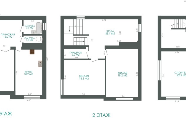 Фото Просторный жилой дом в центре города Борисов — 63