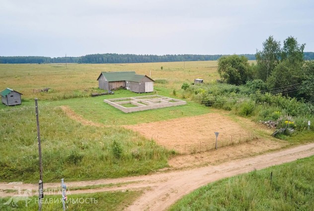 Фото Участок с готовым фундаментом под будущий дом, д. Новая Вилейка. — 3