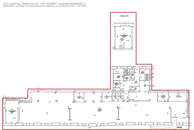 Фото Аренда торгового помещения 625 м² (ул. Фабрициуса, 8Б/1) — 45